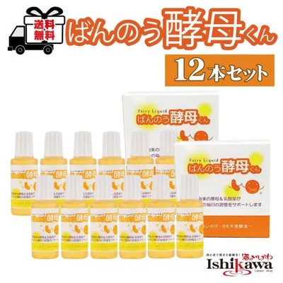 ばんのう酵母くん 目薬 23ml×12本 ポスト投函限定 送料無料 万能酵母君 健康食品 日本 2箱 同一商品2セットまで同梱可
