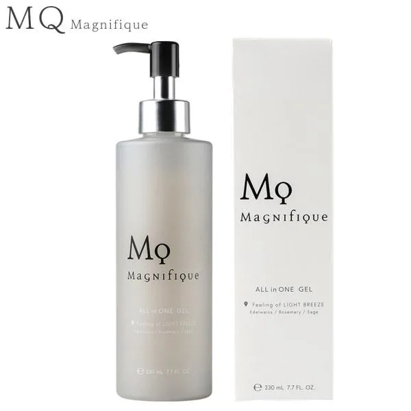 Magnifique マニフィーク オールインワンジェル メンズ スキンケア 本体 230mL 保湿ジェル 男性用 時短ケア べたつきにくい 洗顔後これ1本