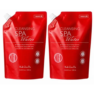 江原道 クレンジングウォーター 詰め替え 450ml 2個セット こうげんどう KohGenDo メイク落とし 化粧落とし W ダブル洗顔 不要 保湿 化粧品 マツエク 敏感肌
