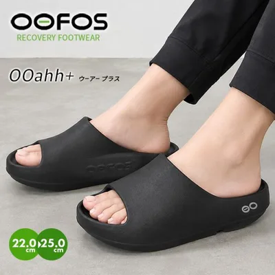ウーフォス レディース ウーアー プラス スライド 厚底 Ooahh PLUS リカバリーサンダル 2200