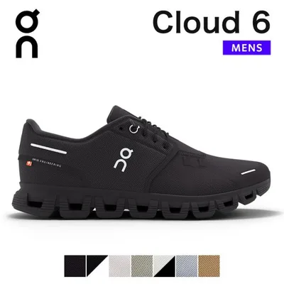 オン On Cloud 6 クラウドシックス スニーカー メンズ シューズ ローカット ランニング ウォーキング 普段履き ジョギング スリッポン オールシーズン 軽量 軽い