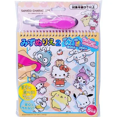 サンリオキャラクターズ みずぬりえ2 ゆうパケット可 夏祭り