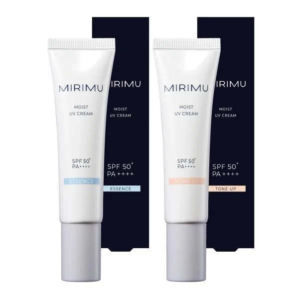 日焼け止め MIRIMU モイストUVクリーム 20g SPF50+/PA++++ 2種展開 高スペックUVクリーム
