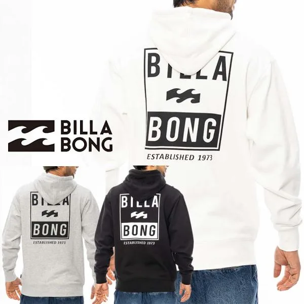 ビラボン BILLABONG メンズ 裏毛パーカー BE012-007 ADVISORY 裏毛 パーカー BE012007 綿 コットン ロゴ ブランド サーフブランド サーフィン 正規品