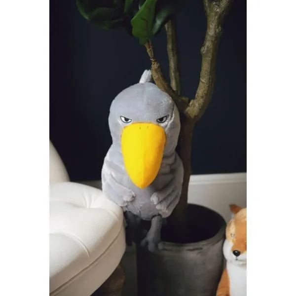 ぬいぐるみ ハシビロコウ 鳥ぬいぐるみ グッズ 動物 雑貨 置物 リアル 鳥類 大きい 長い 足長 45cm/35cm