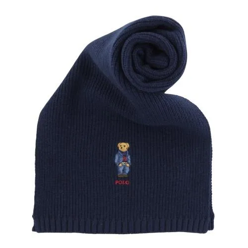 ポロラルフローレン マフラー レディース ネイビー POLO RALPHLAUREN PC1464 433