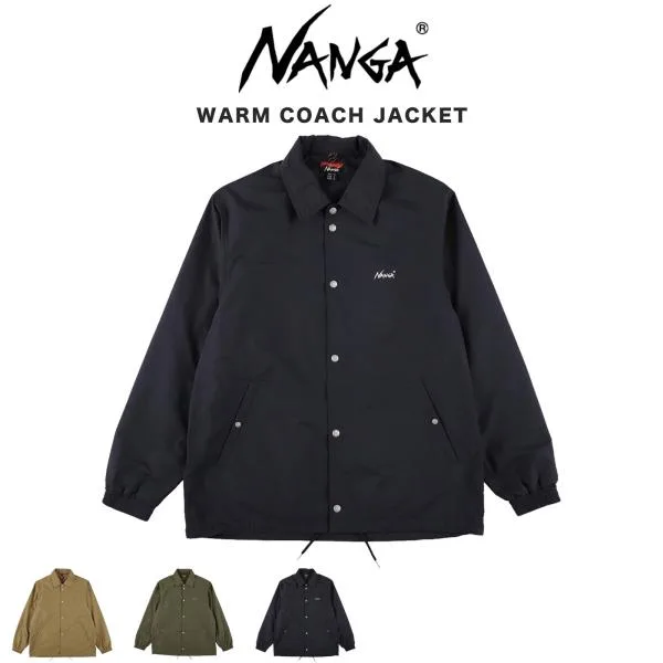 NANGA ナンガ WARM COACH JACKET ウォーム コーチジャケット メンズ アウトドアウェアー 登山 山登り 撥水 保温性 キャンプ
