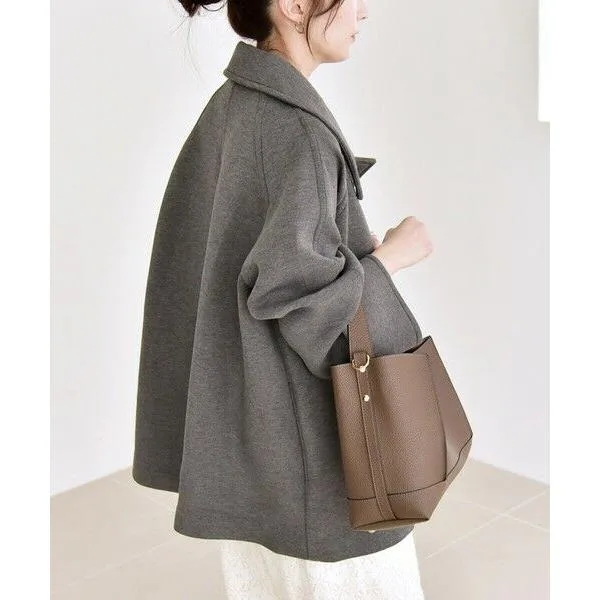 SHIPS / シップス 〈手洗い可能〉ダンボール ステンカラー ジャケット コート