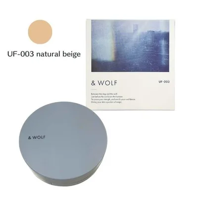 N organic エヌオーガニック & WOLF アンドウルフ UVセラムリキッドファンデーション UF-003 ナチュラルベージュ 12.5g
