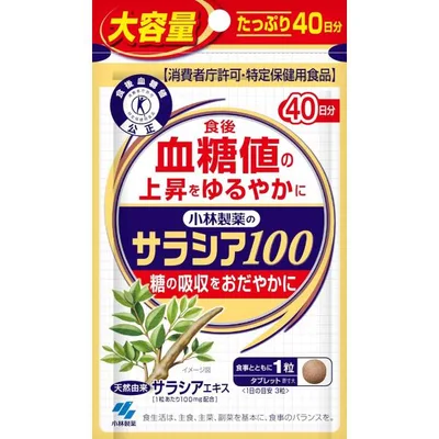 小林製薬 サラシア100 約40日分 120粒 大容量