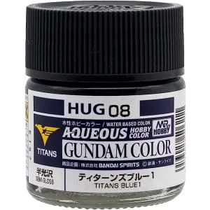 GSIクレオス 水性ガンダムカラー ティターンズブルー1 HUG08 プラモデル ラジコン 塗料 ガンダムカラー 4973028506211