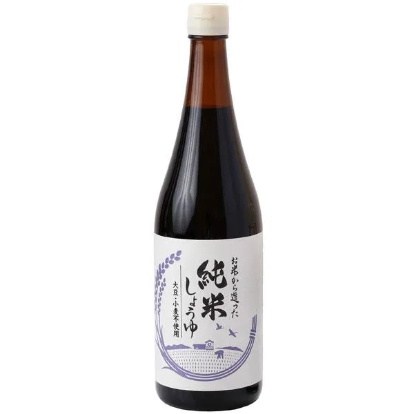 純米しょうゆ(720ml)ビン 大正屋醤油店