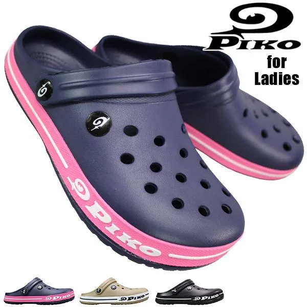 ピコ PIKO EVAサンダル DS-PK2009MZ ベージュ ブラック ネイビー レディース Sサイズ〜Lサイズ EVAサンダル 軽量サンダル クロッグサンダル サボサンダル