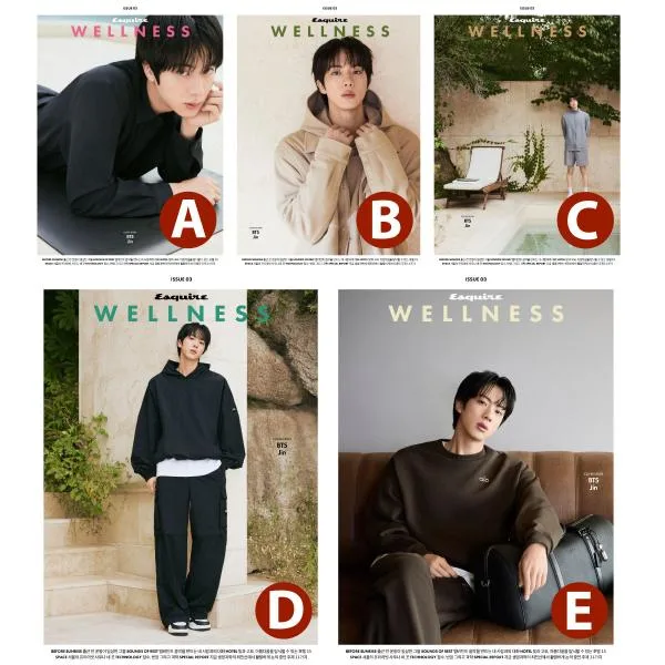 【和訳付】【VER選択】2026年 10月号 ESQUIRE WELLNESS BTS JIN 防弾少年団 ジン 画報 インタビュー 韓国 雑誌 マガジン