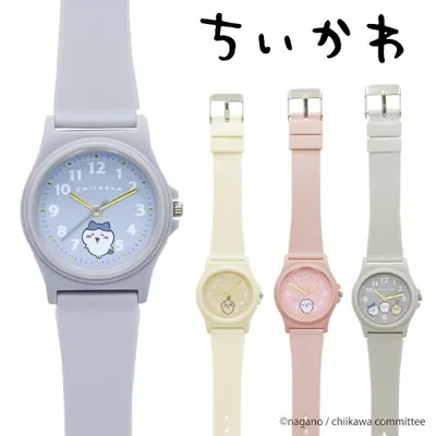 ちいかわ 腕時計 正規品 ハチワレ うさぎ PVCウォッチ CKW002 おしゃれ かわいい 人気 キャラ 女性 喜ぶ ギフト プレゼント 女子 女の子 ウォッチ 時計 公式