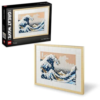 LEGO レゴ レゴアート 葛飾北斎 富嶽三十六景 神奈川沖浪裏 31208