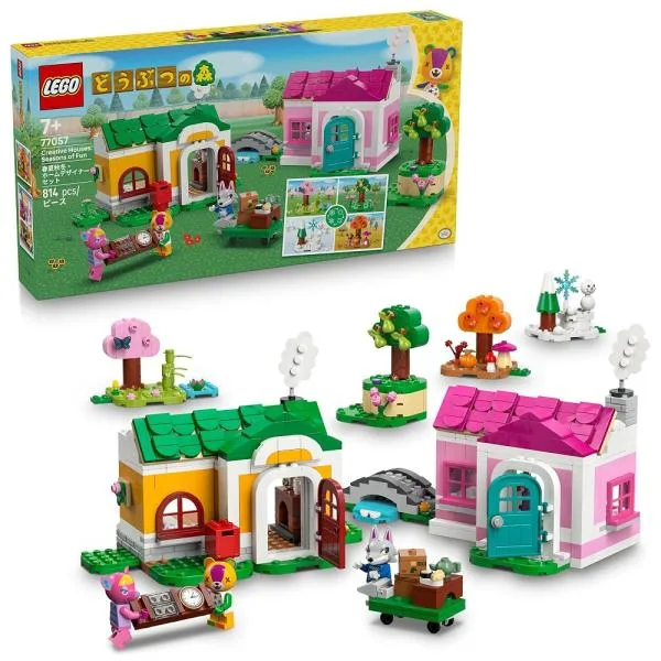 LEGO Animal Crossing ชุดนักออกแบบบ้าน Spring/Summer Fall/Winter 77057