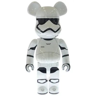 メディコムトイ BE@RBRICK Chrome Ver.1000% ベアブリック ファーストオーダー ストームトルーパー クロームバージョン フィギュア 人形