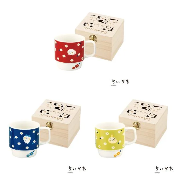 ちいかわ 日本製 マグカップ <木箱入り> ちいかわ ハチワレ うさぎ
