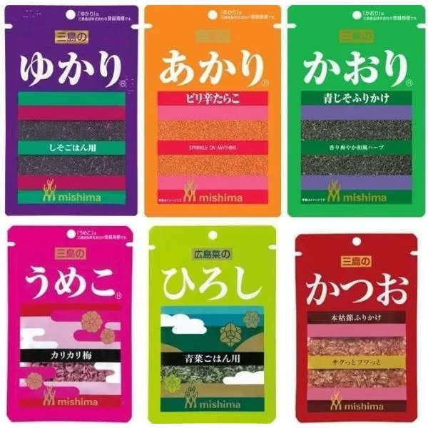 ふりかけ ゆかり 三島食品 ポイント消化 ご飯のお供 詰め合わせ かつお あかり かおり うめこ ひろし セット