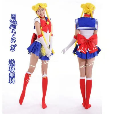 子供用大人用 美少女戦士セーラームーン風 月野うさぎ セーラーコスプレ衣装cosplayウィッグcos靴頭飾りコスチューム 仮装変装
