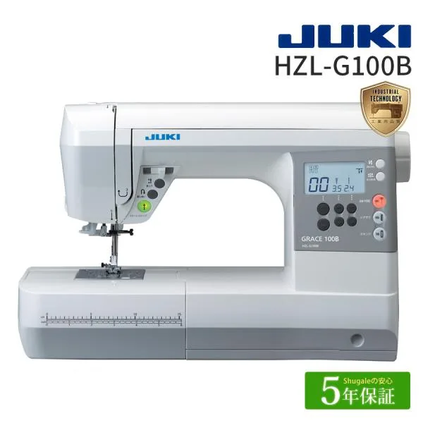 ミシン 本体 JUKI コンピューターミシン HZL-G100B GRACE 100B|初心者向け JUKI ランキング ジューキミシン