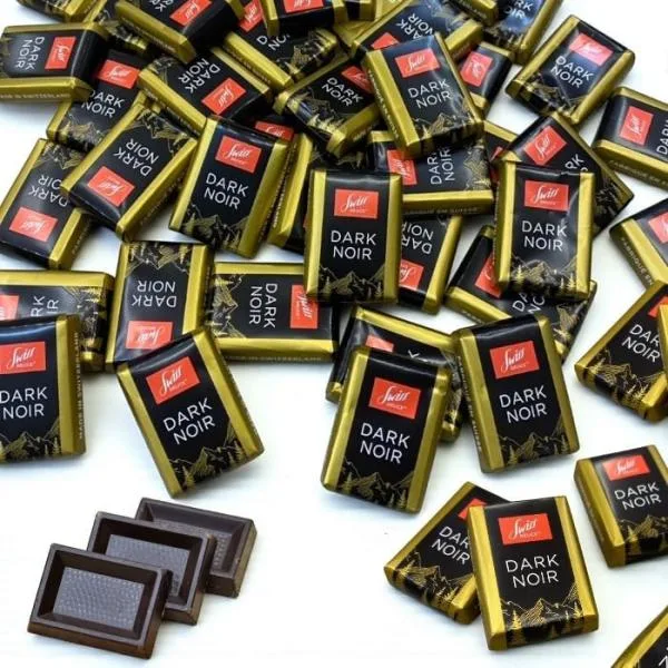 スイスデリス ダークチョコレート 30枚 カカオ72% 個包装 大容量 業務用 チョコレート ダーク