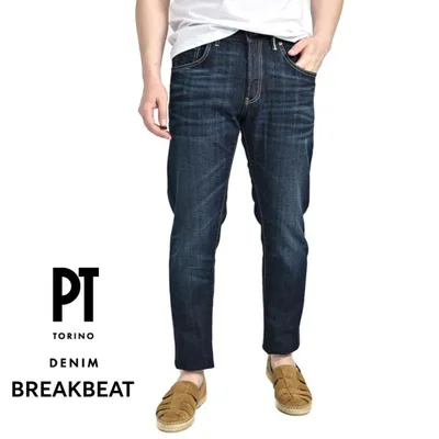 PT TORINO DENIM ピーティートリノデニム / BREAKBEAT ストレッチデニム レギュラージーンズ インディゴブルー / セール