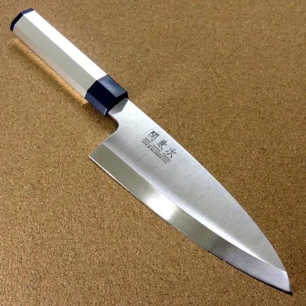 包丁 出刃包丁 18cm (180mm) 関の刃物 関兼次 右利き 片刃 アルミ和包丁 モリブデン ステンレス 日本製