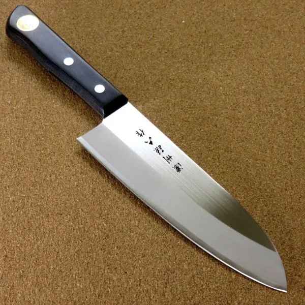 包丁 三徳包丁 17cm (170mm) 関の刃物 濃州孫六作 モリブデンステンレス 両刃 万能包丁 文化包丁 日本製