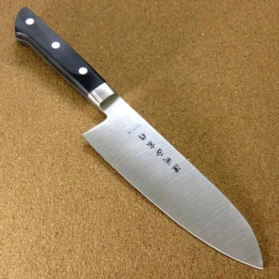 包丁 三徳包丁 17cm (170mm) 関の刃物 濃州正宗作 モリブデンステンレス 口金 両刃 文化包丁 日本製
