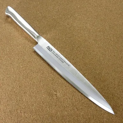 包丁 柳刃包丁 20cm (200mm) 関の刃物 PISCES (パイシーズ) 片刃 右利 オールステンレス 刺身包丁 日本製