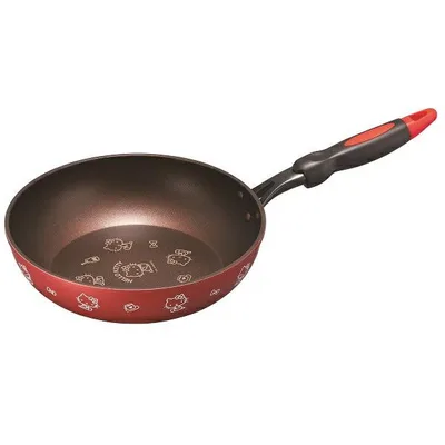 スケーター フライパン深型●ハローキティ●//キッチン用品 キッチングッズ 鍋 深鍋 片手鍋 調理 料理 可愛い キャラクター サンリオ Sanrio キティちゃん//