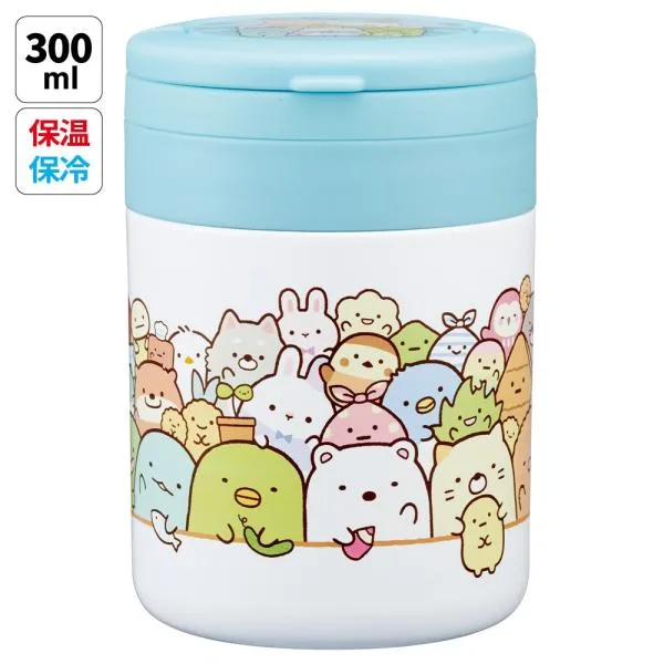 スケーター デリカポット 300ml 保温 保冷 スープジャー ハンドル付き 可愛い キャラクター skater LJFO3 すみっコぐらし すみっこ ぐらし 女の子 女子