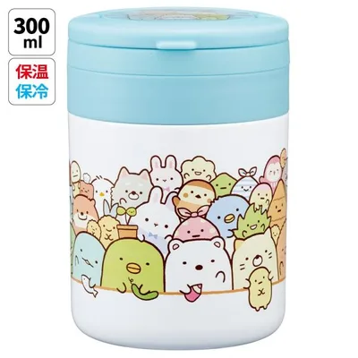 スケーター デリカポット 300ml 保温 保冷 スープジャー ハンドル付き 可愛い キャラクター skater LJFO3 すみっコぐらし すみっこ ぐらし 女の子 女子
