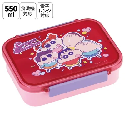 スケーター 保存 容器 お弁当箱 1段 550ml 一段 弁当箱 食洗機対応 ランチボックス skater PM4CA クレヨンしんちゃん 25年 クレしん 男の子 女の子