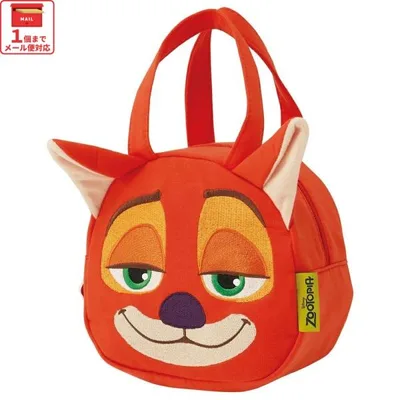 スケーター ランチバッグ キッズ お弁当かばん ミニトート かわいい おしゃれ skater KNBD1 ズートピア ニック ディズニー Disney