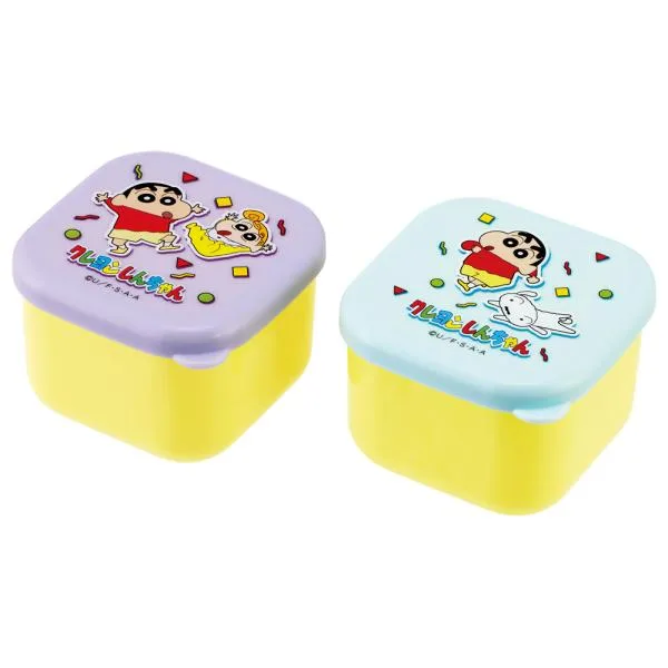 スケーター 抗菌 ミニ シール ボックス 130ml 2個 セット 小物入れ 容器 デザート容器 ミニ skater MO1WAG クレヨンしんちゃん クレしん 男の子 女の子