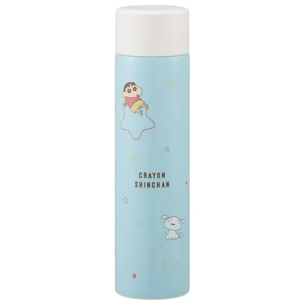 スケーター ポケット ステンレス マグ ボトル 160ml 水筒 ロングタイプ 保温 保冷 ミニ skater SMBC1BL クレヨンしんちゃん クレしん 男の子 女の子