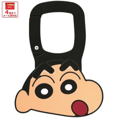 スケーター ダイカット アルミ カラビナ おしゃれ キーホルダー かわいい 子供 キャラクター skater ZAC1D クレヨンしんちゃん クレしん 男の子 女の子