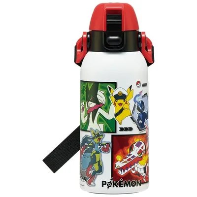 スケーター 水筒 600ml 保冷 ステンレス 直飲み ボトル ショルダー ベルト 紐 キャラクター skater STCH6 ポケットモンスター 26年 ポケモン ピカチュウ 男の子