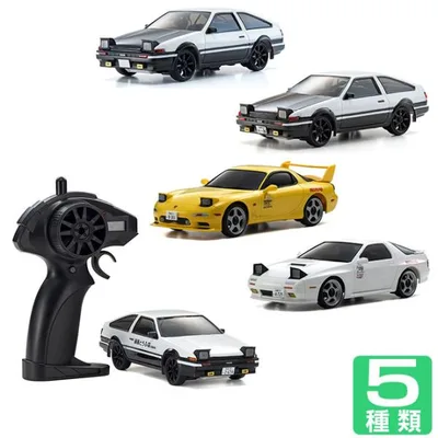 京商 ファーストミニッツ 頭文字D 1/28 RC ラジコン トヨタ スプリンタートレノ AE86 サバンナ RX-7 FC3S RX-7 FD3S