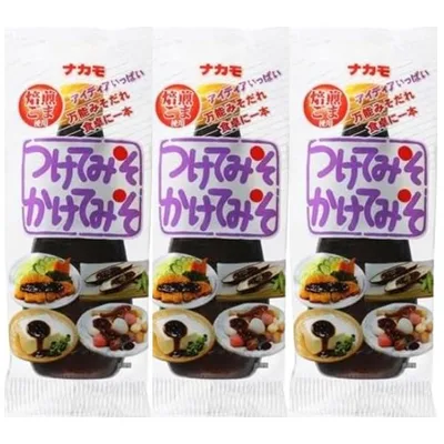 つけてみそかけてみそ ナカモ 400g×3本 味噌 みそだれ 味噌カツ たれ ソース 名古屋 お土産 名古屋みそ 時短 手軽 簡単