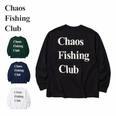 Chaos Fishing Club カオスフィッシングクラブ Logo T-Shirt L/S ロゴティーシャツロングスリーブ CFC-26AW-CUT05 【 トップス 長袖 ロンT 綿 コットン 】