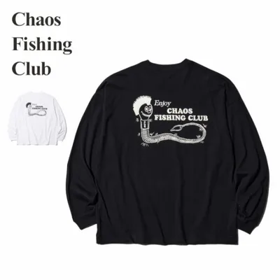 Chaos Fishing Club カオスフィッシングクラブ Wormkun T-Shirt L/S ワームクンティーシャツロングスリーブ CFC-26AW-CUT06 【 長袖 ロンT 綿 コットン 】