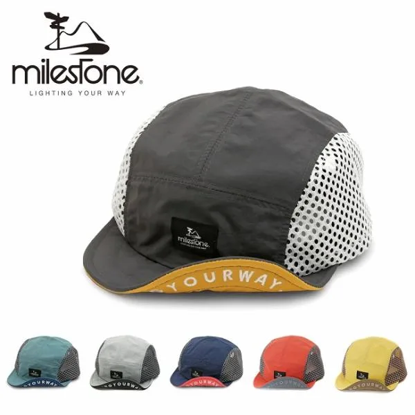 milestone マイルストーン original cap オリジナルキャップ MSC-010 【 帽子 アウトドア キャンプ 通気性 】【メール便・代引不可】