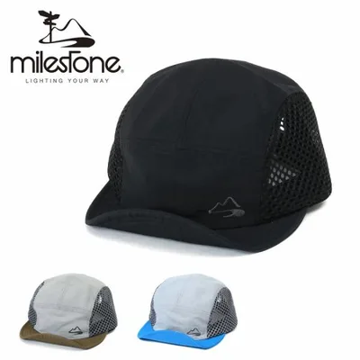 milestone マイルストーン original cap オリジナルキャップ MSC-018 【 帽子 アウトドア キャンプ 通気性 】【メール便・代引不可】