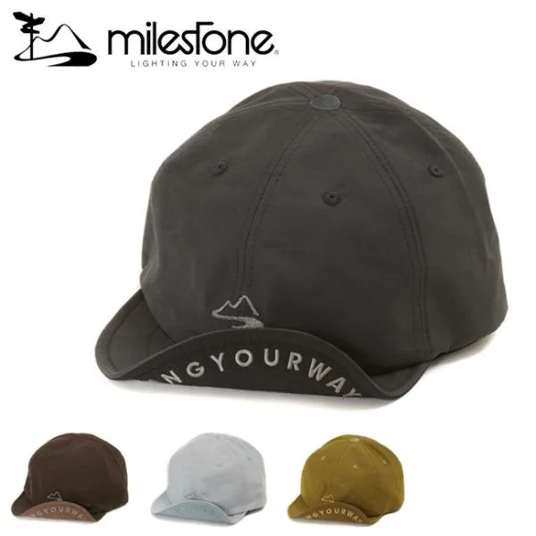 milestone マイルストーン original cap オリジナルキャップ MSC-022 【 帽子 キャンプ アウトドア 】【メール便・代引不可】