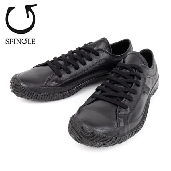 【サイズ交換送料無料】SPINGLE MOVE スピングルムーブ SP-110 Black/Black SP-110-145 【 靴 スニーカー ローカット カンガルーレザー 】