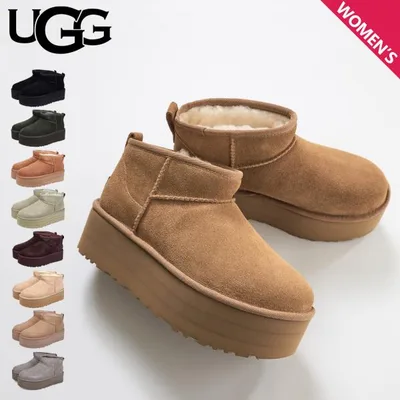 UGG アグ ムートンブーツ クラシック ウルトラ ミニ プラットフォーム レディース 厚底 CLASSIC ULTRA MINI PLATFORM 1135092